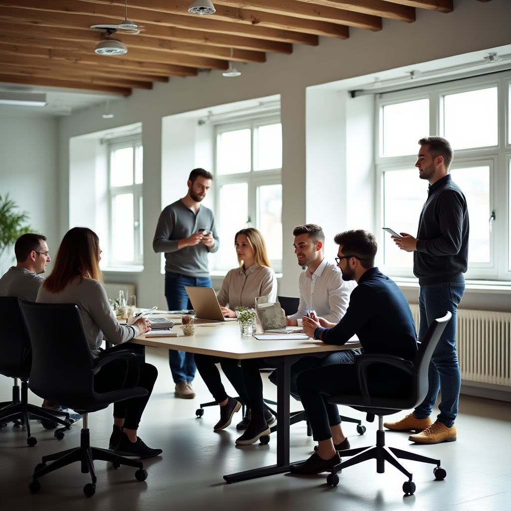 Náš tým v kanceláři